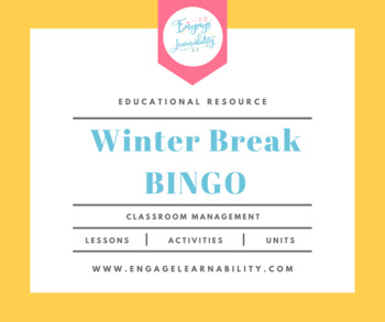 Preview of Winter Break Bingo - Ice Breaker Activity