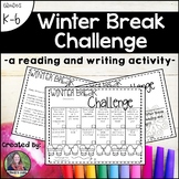 Winter Break Challenge-a reading and writing activity