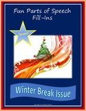 Winter Break Fill-Ins: Christmas Parts of Speech Practice