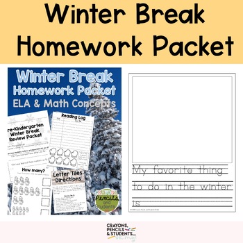 winter break homework packet 4th grade