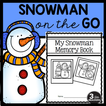 Preview of Winter Break Homework Packet: Snowman on the Go