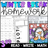Winter Break Homework for 3rd Grade - Reading, Writing, an