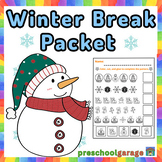 Winter Break Packet & 10 Winter Animals Reading Comprehension