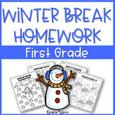 Winter Break Packet First Grade
