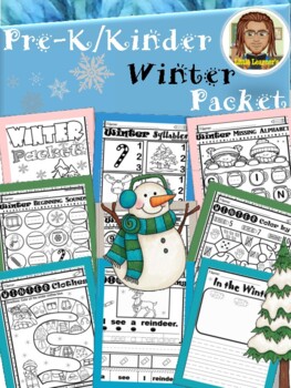 Preview of Winter Break Packet | January Pre-k | Kindergarten