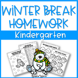 Winter Break Packet Kindergarten