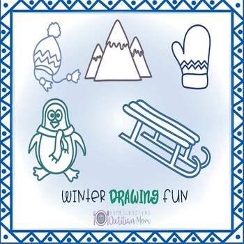 Preview of Winter Break Packet - Winter Activities
