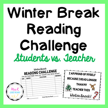 Preview of Winter Break Reading Challenge