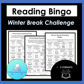 Preview of Winter Break Reading Challenge Bingo