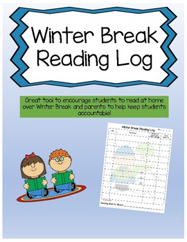 Preview of Winter Break Reading Log