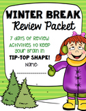 Winter Break Review Packet to Keep the Brain in Tip-Top Sh