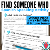Spanish Winter Activities Spanish Speaking Activity Future