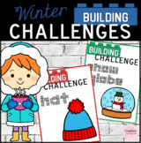 Winter Building Challenges STEM Task Cards for Kindergarten