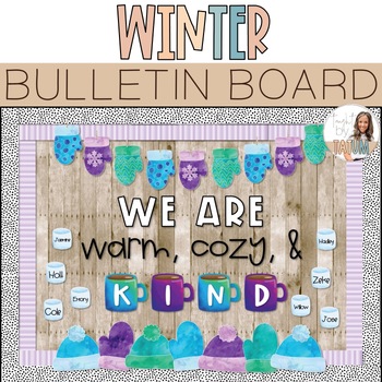 Preview of Winter Bulletin Board | Warm & Cozy Theme
