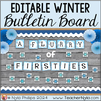 Preview of Winter Bulletin Board | A Flurry of Firsties