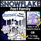 Winter Bulletin Board | Fact Family Snow Craft | Math Addi