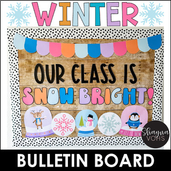 Winter Bulletin Board Letters