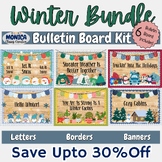 Winter Bulletin Board Kit Bundle December/January Holiday 