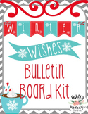 Winter Bulletin Board Kit- Winter Wishes Writing Craftivity