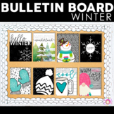 Winter Bulletin Board Kit or Door Decor
