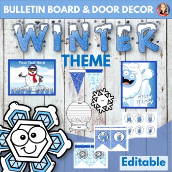 winter bulletin boards science