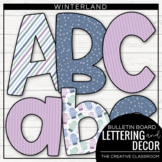 Winter Bulletin Board Lettering and Borders