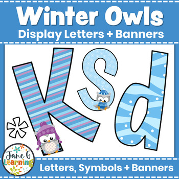 Winter Bulletin Board Letters