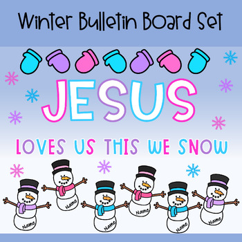 Preview of Winter Bulletin Board Set