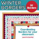 Winter Bulletin Board and Door Borders