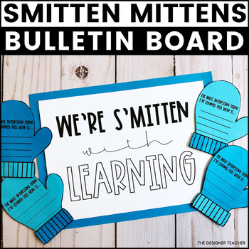 Preview of Winter Bulletin Board Door Decor Mitten Craft Activity