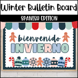 Winter Bulletin Board in Spanish | Bienvenido Invierno | F