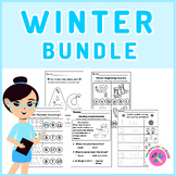 Winter Bundle. Winter vocabulary, flashcards, beginning so