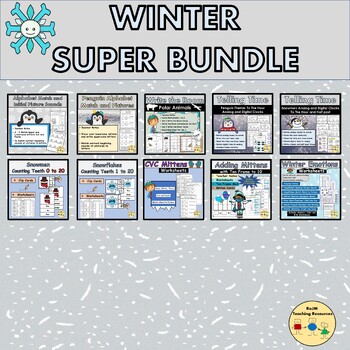 Preview of Winter Bundle Worksheets Printables