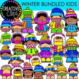 Winter Bundled Up Kids {Winter Clipart}