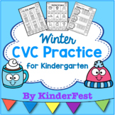 Winter CVC Practice for Kindergarten