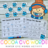Winter CVC Words - CVC Words Activity - Feed the Activities