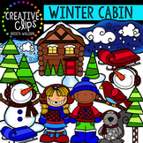 Winter Cabin {Creative Clips Digital Clipart}