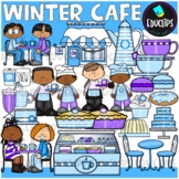 Winter Cafe Clip Art Set {Educlips Clipart}