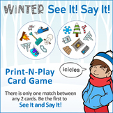Winter Card Game - See It Say It