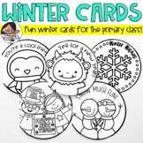 Winter Cards for the Primary Classroom | Winter Activities