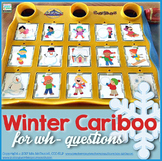 Winter Cariboo for language with QR code videos of winter