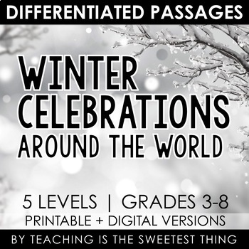 Preview of Winter Celebrations Around the World: Passages - Distance Learning Compatible