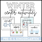 Winter Center Activities: Preschool & Kindergarten