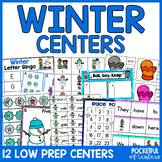 Winter Centers Kindergarten Math and Literacy Activities