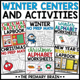 Winter Centers for Math Literacy & Writing - Activities Bundle