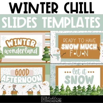 Preview of Winter Chill Slides Templates | for Google Slides ™