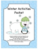 Winter / Christmas Break Homework Packet