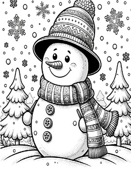 Winter   Christmas Coloring Pages {20 Holiday Coloring Pages} By Ryan 