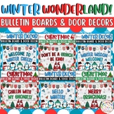 Winter & Christmas Decor Kit - Classroom Bulletin Boards a