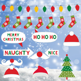 Winter Christmas Decoration - Christmas Printable Props